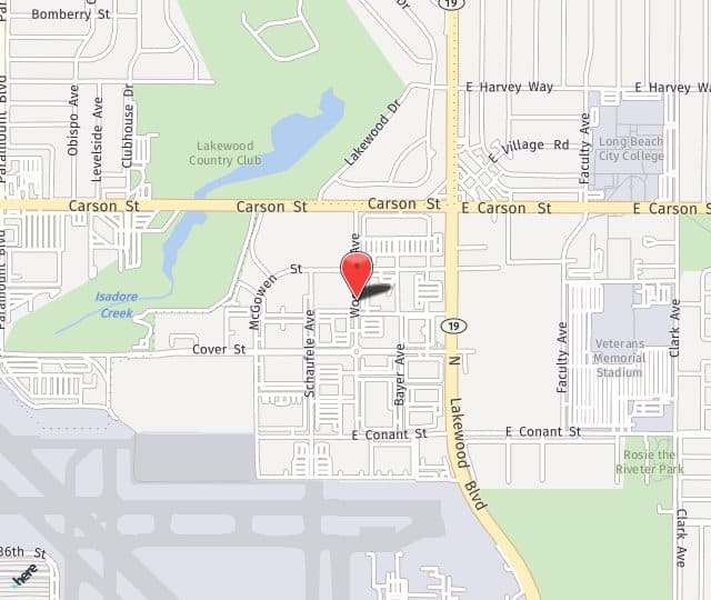 Location Map: 3833 Worsham Avenue Long Beach, CA 90808